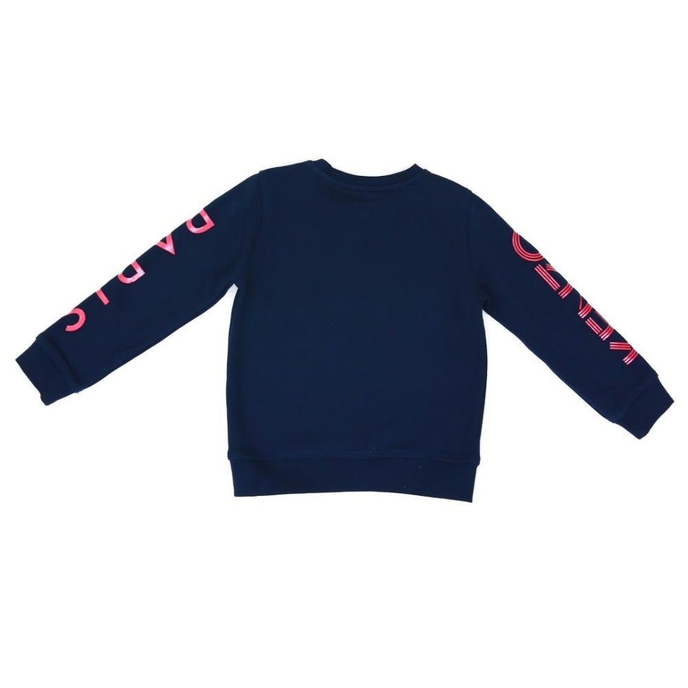 Kenzo Kids Blue Logo Arm Sweatshirt - Picture 2 of 2